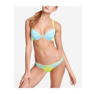 Victoria's Secret Neoprene Colorblock Bikini Set